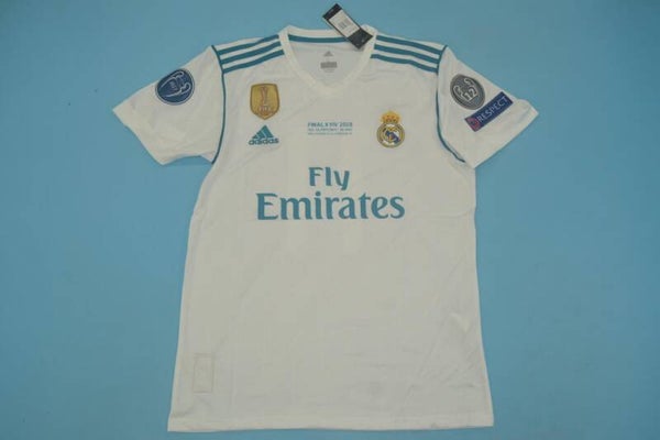 Real Madrid 2018 Champions League Final Home Shirt - Adults Small to 2XL