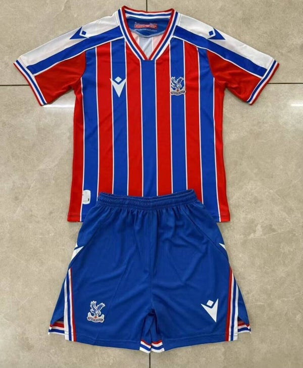 Crystal Palace 2025/2026 Home Kit (Without Sponsor) - Kids 3-14 years old