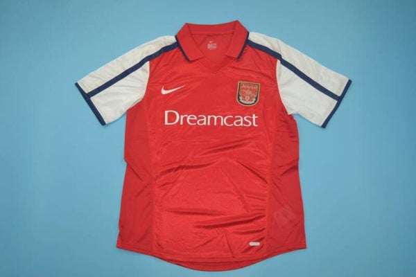 Arsenal 2000/02 Home Shirt - Kids 3-14 years old and Adults Small to 2XL