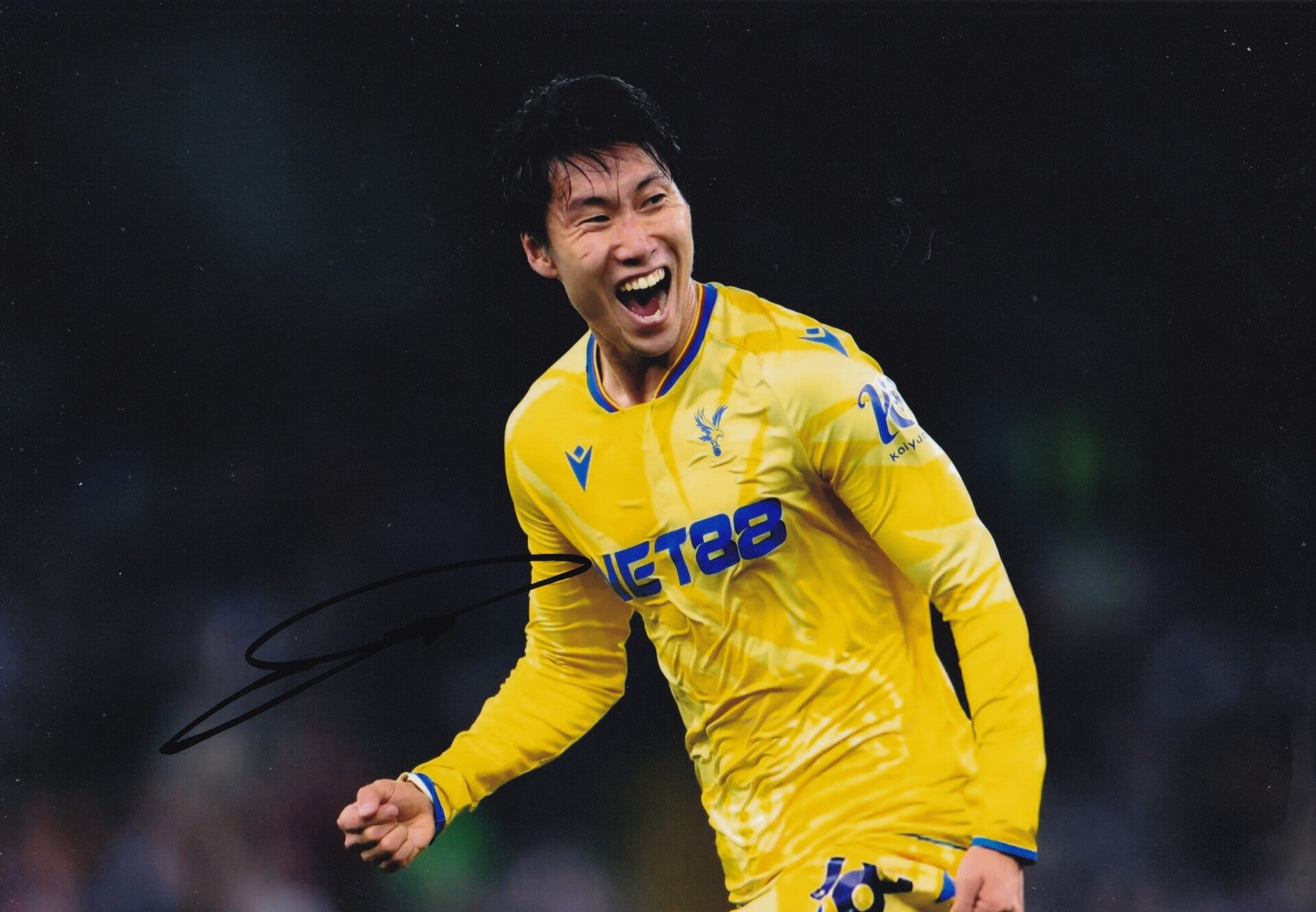 Daichi Kamada - Hand Signed A4 Photograph - Crystal Palace - COA