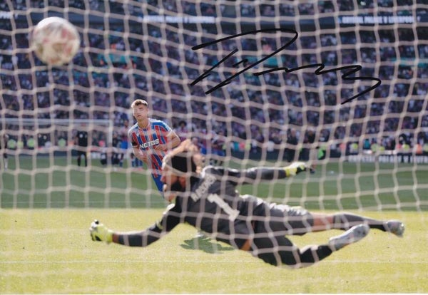 Justin Devenny - Hand Signed A4 Photograph - Crystal Palace - COA
