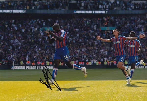 Jean-Philippe Mateta - Hand Signed A4 Photograph - Crystal Palace - COA
