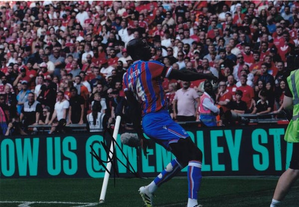 Jean-Philippe Mateta - Hand Signed A4 Photograph - Crystal Palace - COA