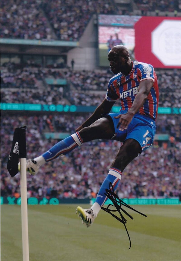 Jean-Philippe Mateta - Hand Signed A4 Photograph - Crystal Palace - COA