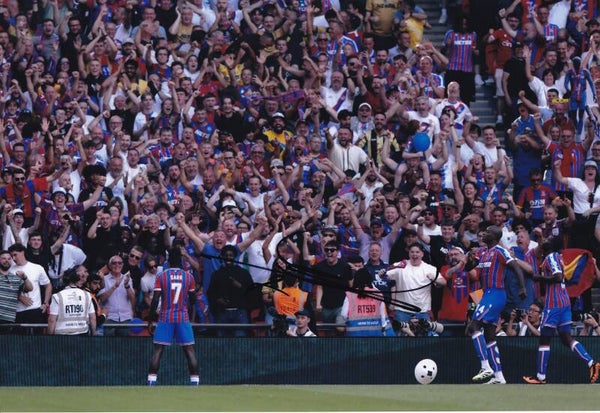 Ismaila Sarr - Hand Signed A4 Photograph - Crystal Palace - COA