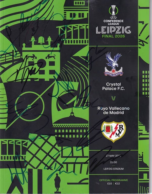 Crystal Palace - Hand Signed 2026 Europa Conference League Final Programme