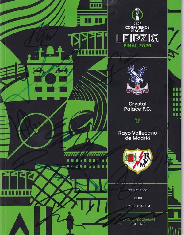 Crystal Palace - Hand Signed 2026 Europa Conference League Final Programme