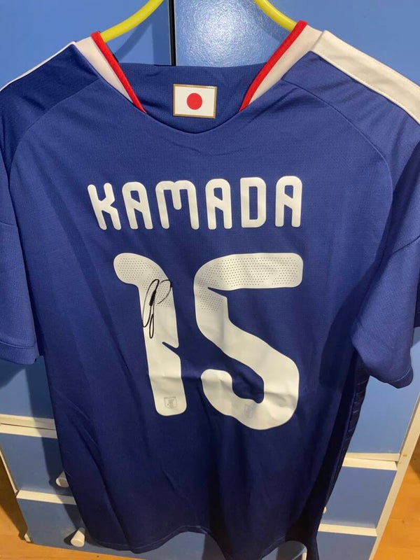 Daichi Kamada - Hand Signed Japan Home Shirt - 2026 - Large Adult - COA