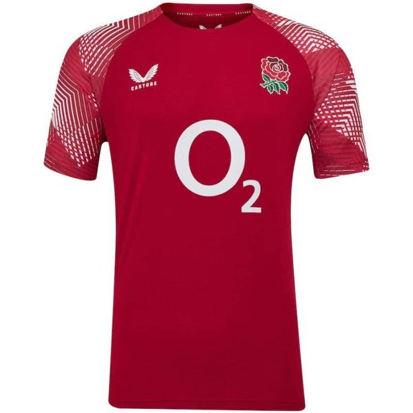 England Rugby 2025 Red Away Shirt - Adults Small to 5XL