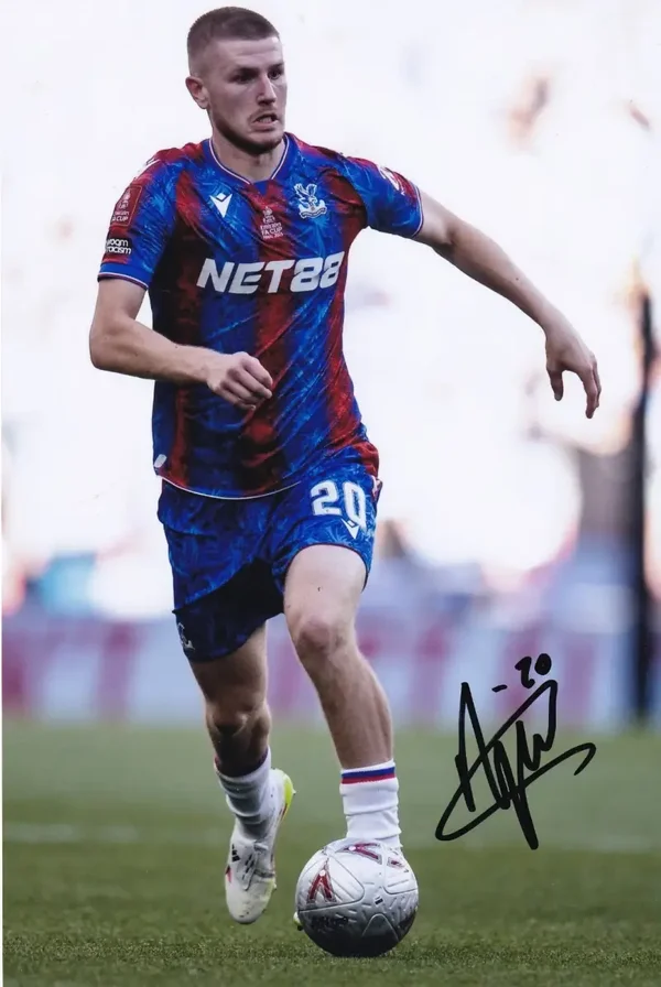 Adam Wharton - Hand Signed 12x8 Inch Photograph - Crystal Palace - COA
