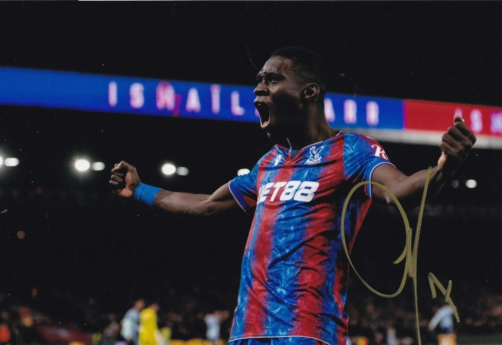 Ismaila Sarr - Hand Signed A4 Photograph 3 - Crystal Palace - COA