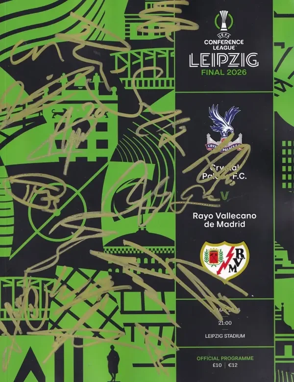 Crystal Palace - Hand Signed 2026 Europa Conference League Final Programme