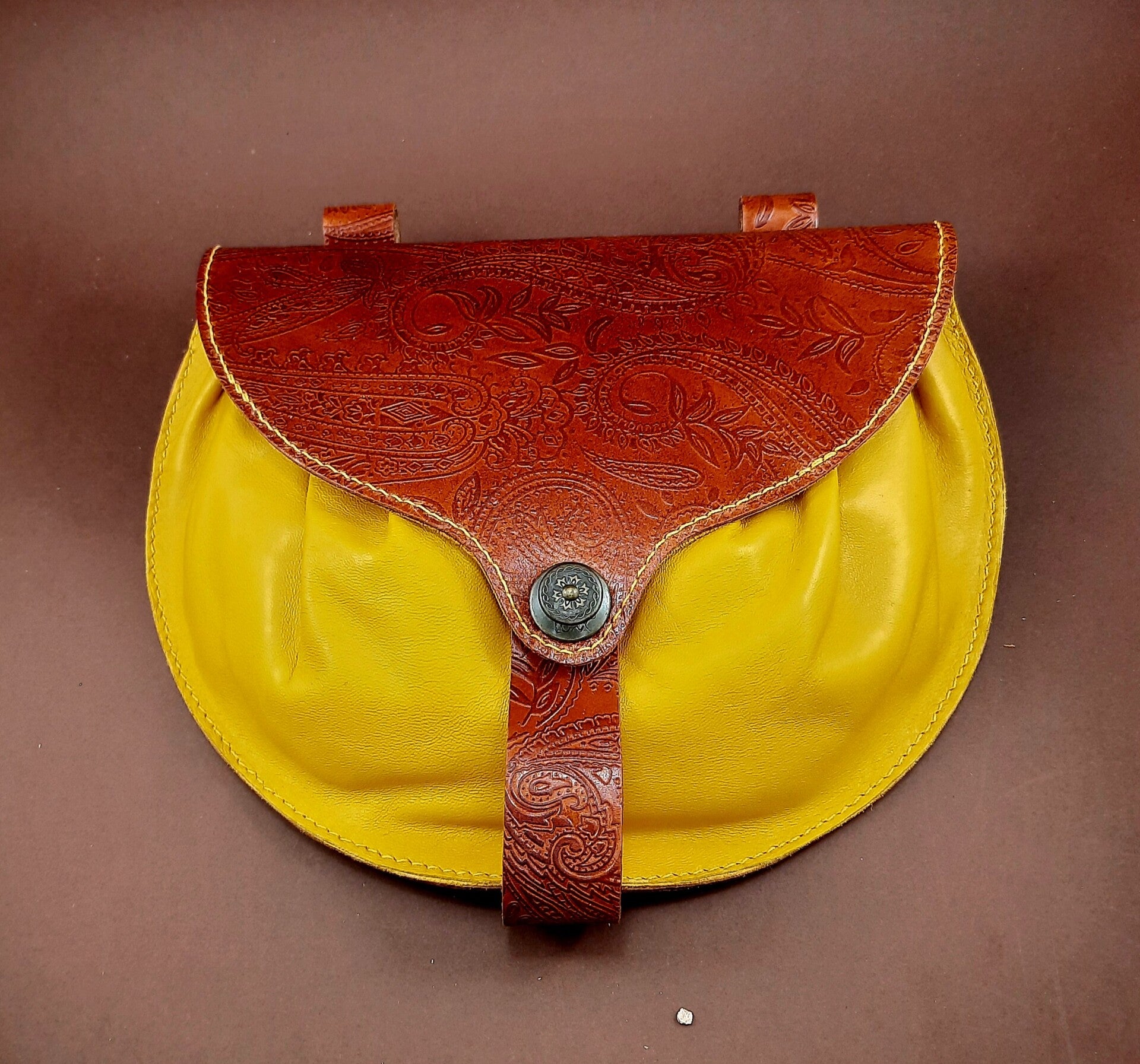 Sac ceinture MUSE Patina jaune