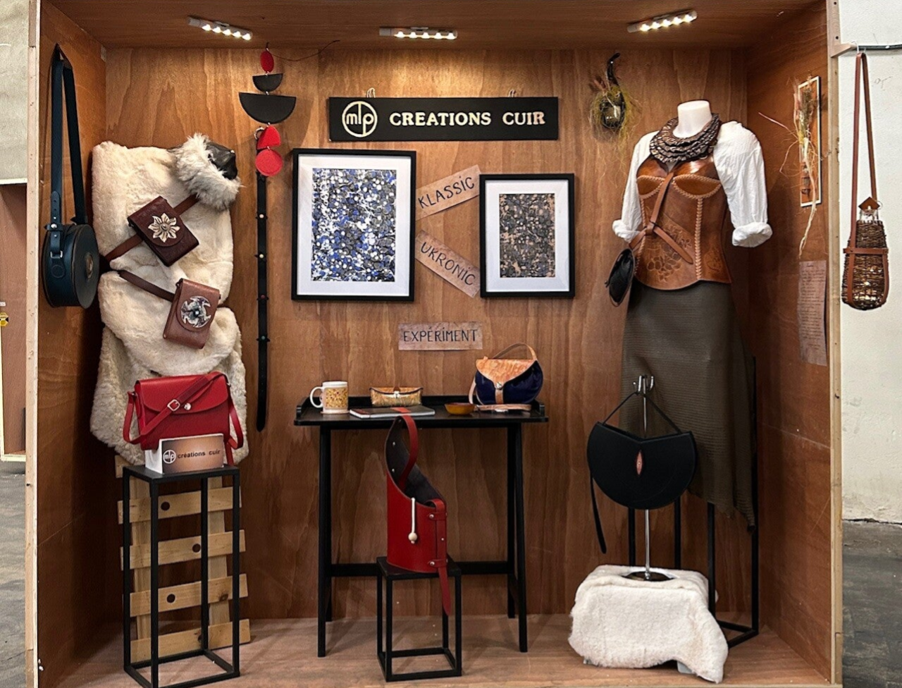 Réalisations en cuir de Mlp Créations cuir
