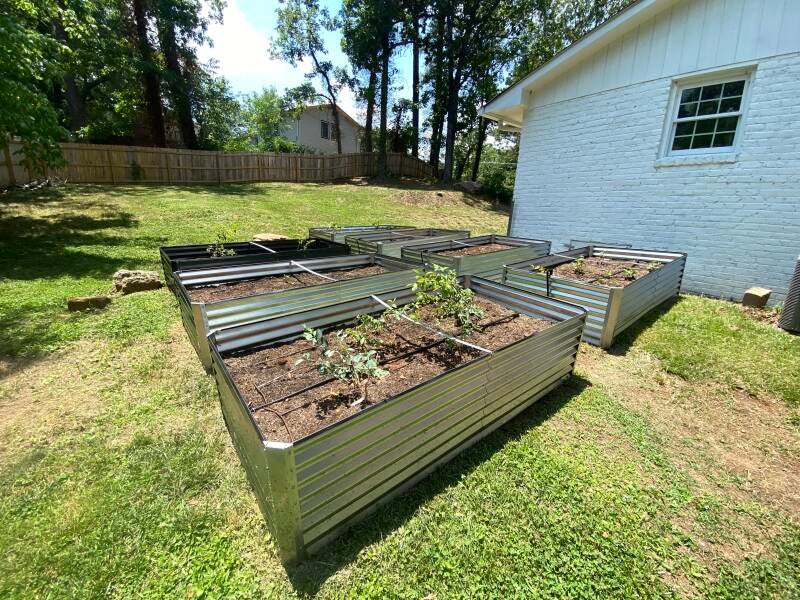 the garden girls marietta drip irrigation in raised beds