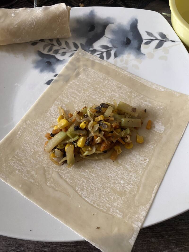 water seal on eggroll