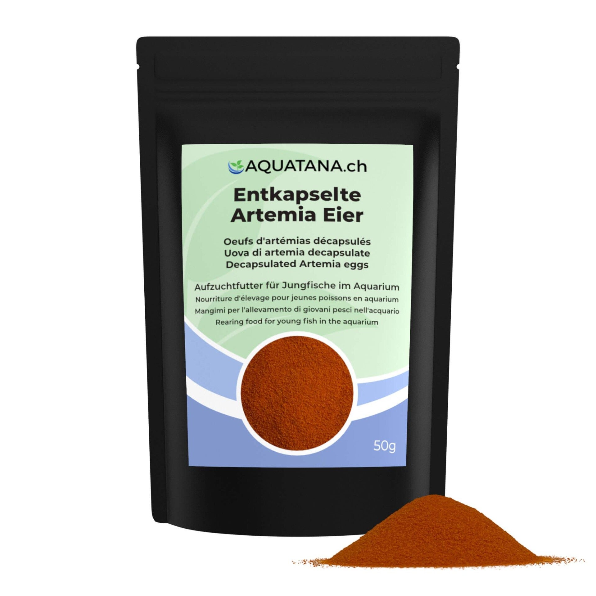 Entkapselte Artemia Eier