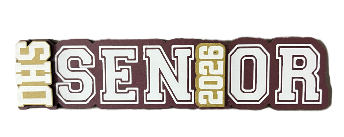 Horizontal DHS Senior Magnet | Flying Pig Designs - Personalized Stuff