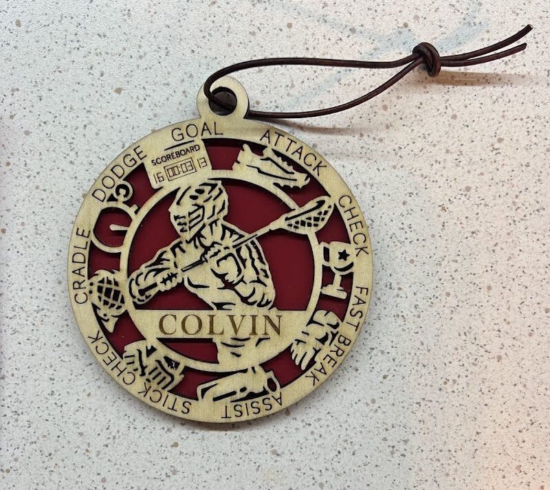 Lacrosse Ornaments