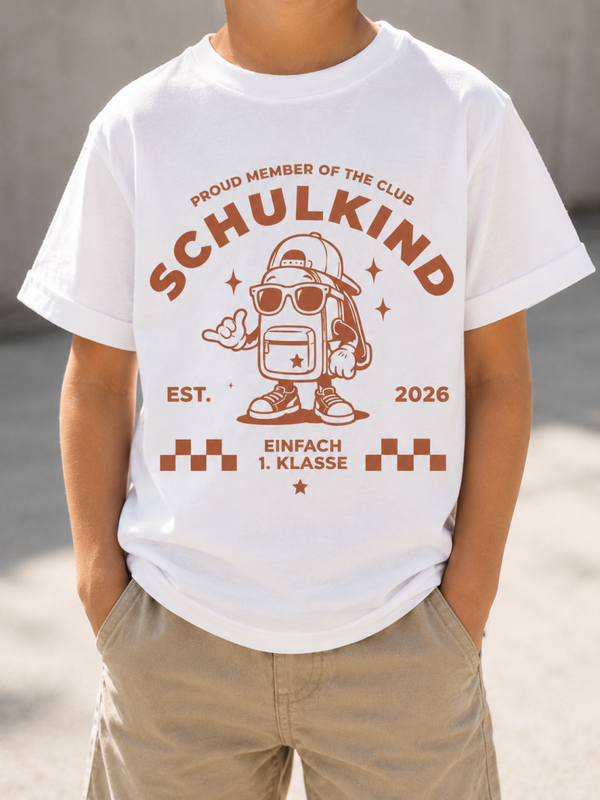 Cooles Schulkind 2026 – Kinder T-Shirt | Einschulung | 1. Klasse