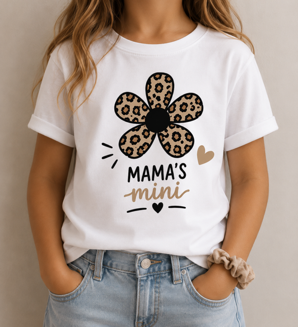 Kinder T-Shirt “Mama’s Mini” – Leo Blume | Leo Kollektion Kinder