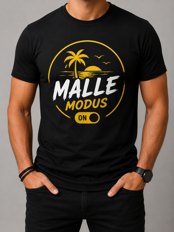 Malle Modus ON Herren T-Shirt | Mallorca Party
