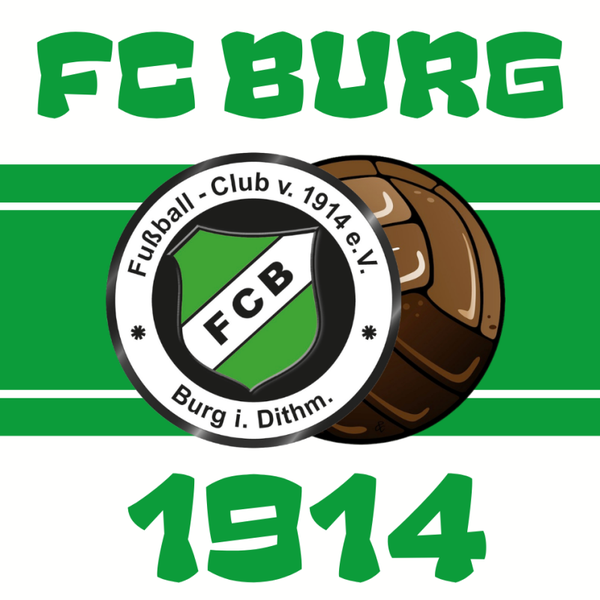 FC Burg (1914) 8x8cm / 500 Stück