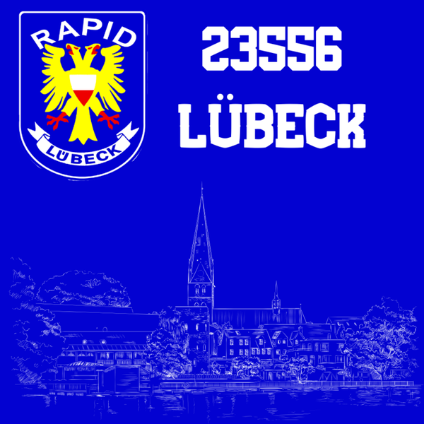 SC Rapid Lübeck (23556 Lübeck) 8x8cm / 500 Stück