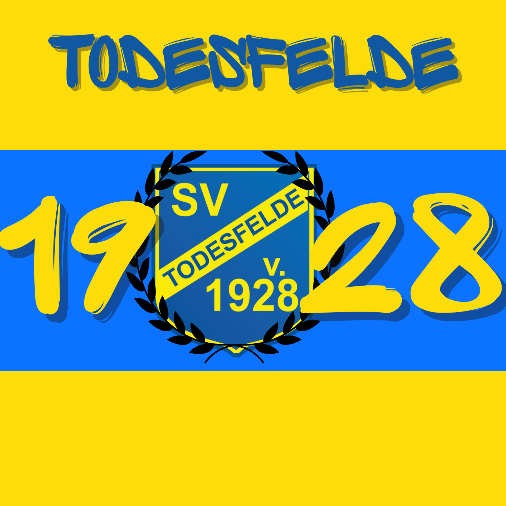 SV Todesfelde ( 1928) 8x8cm / 500 Stück