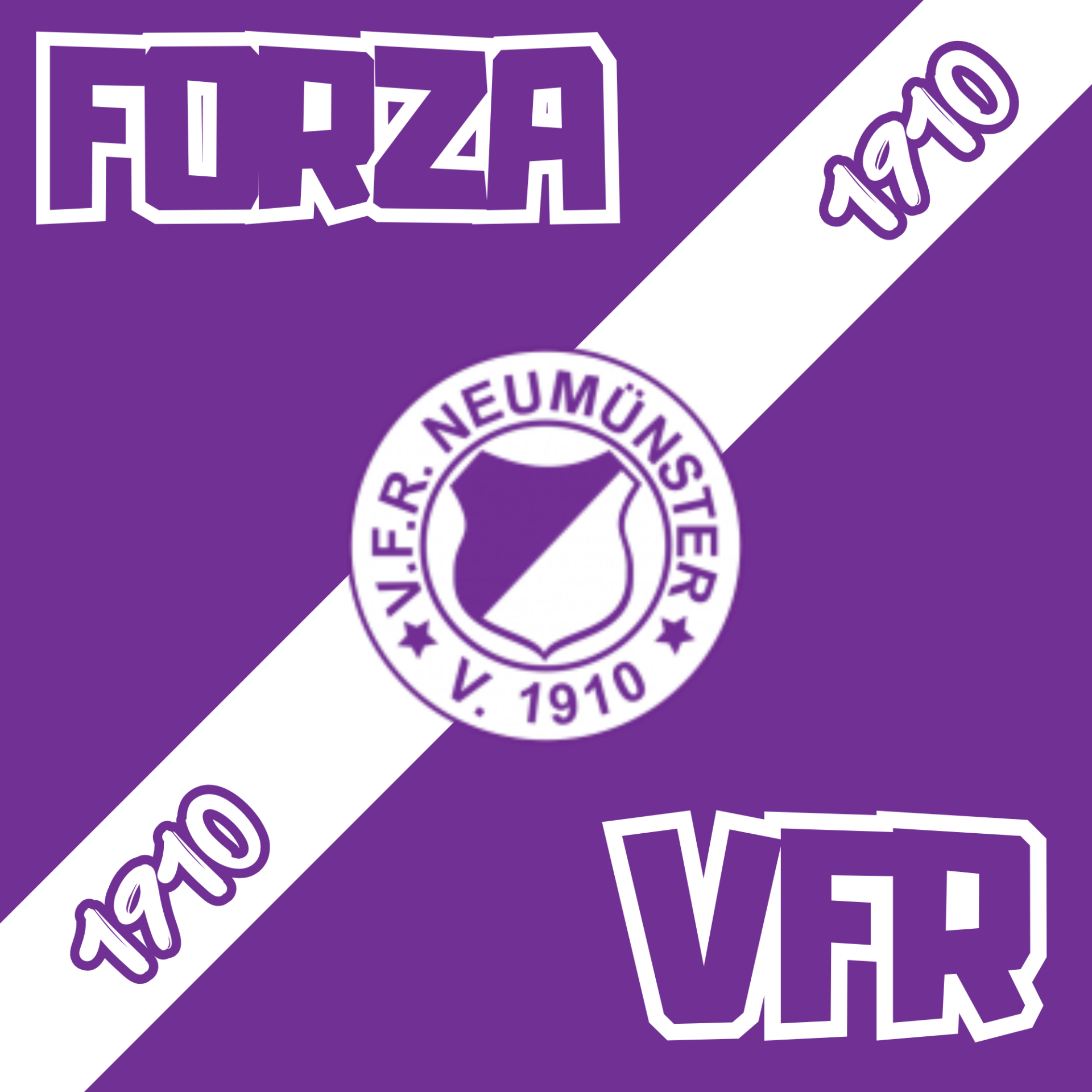 VFR Neumünster (Forza VFR 1910) 8X8cm / 500 Stück