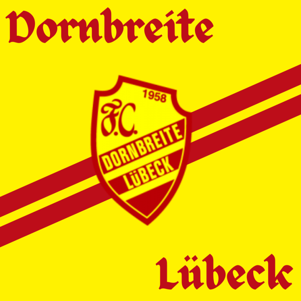 FC Dornbreite Lübeck (Logo) 8x8cm / 500 Stück