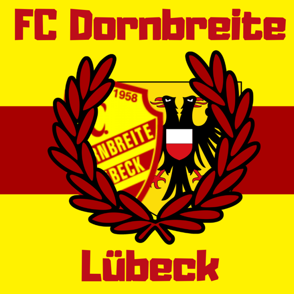 FC Dornbreite Lübeck (Fc DL) 8x8cm / 500 Stück