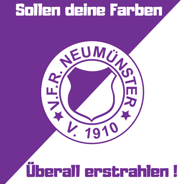 VFR Neumünster (Farben erstrahlen) 8X8cm / 500 Stück