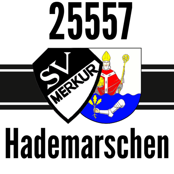 SV Merkur Hademarschen (25557) 8x8cm / 500 Stück