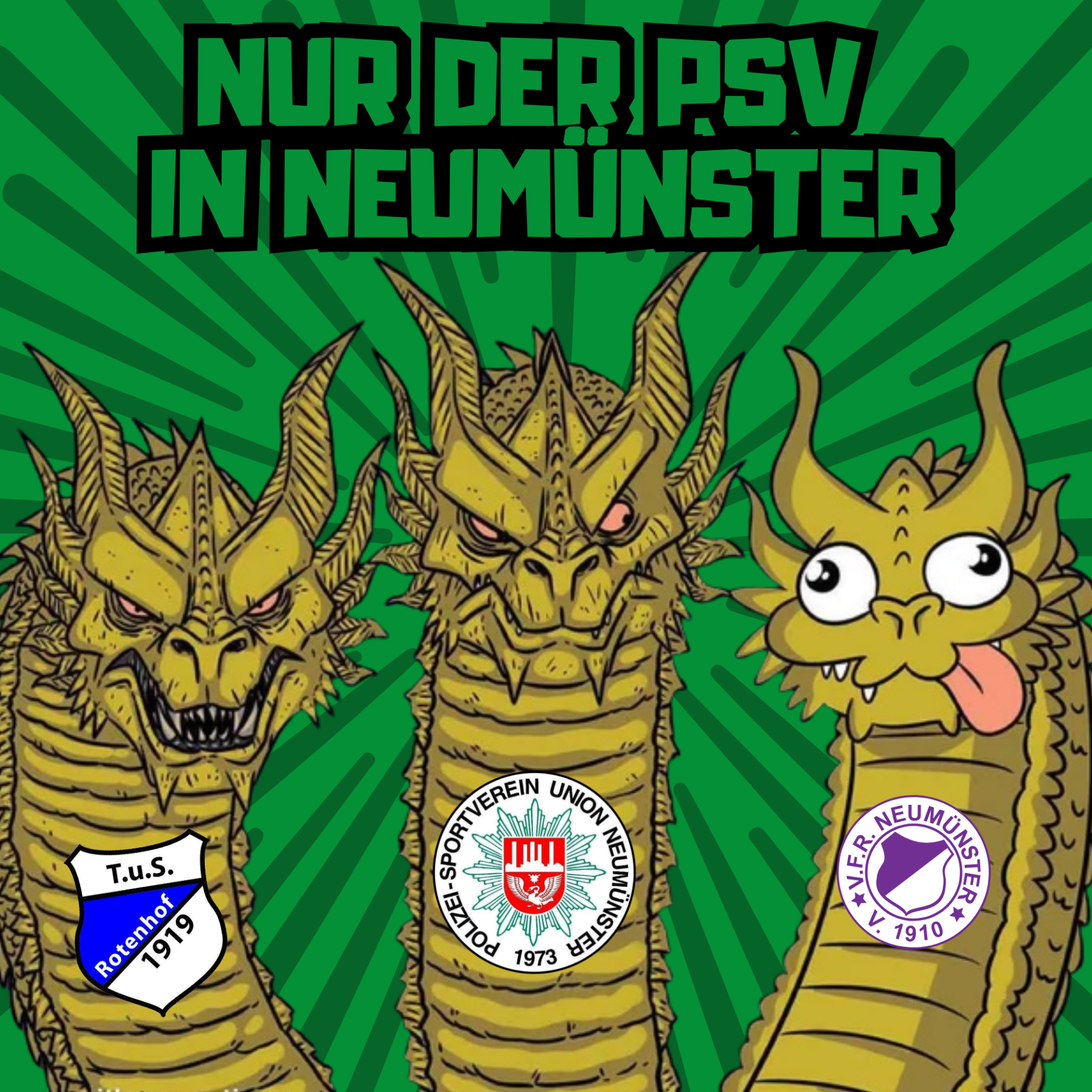 PSV Neumünster (Nur der PSV in NMS) 8X8cm / 500 Stück
