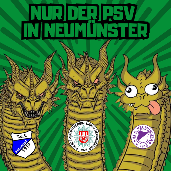 PSV Neumünster (Nur der PSV in NMS) 8X8cm / 500 Stück