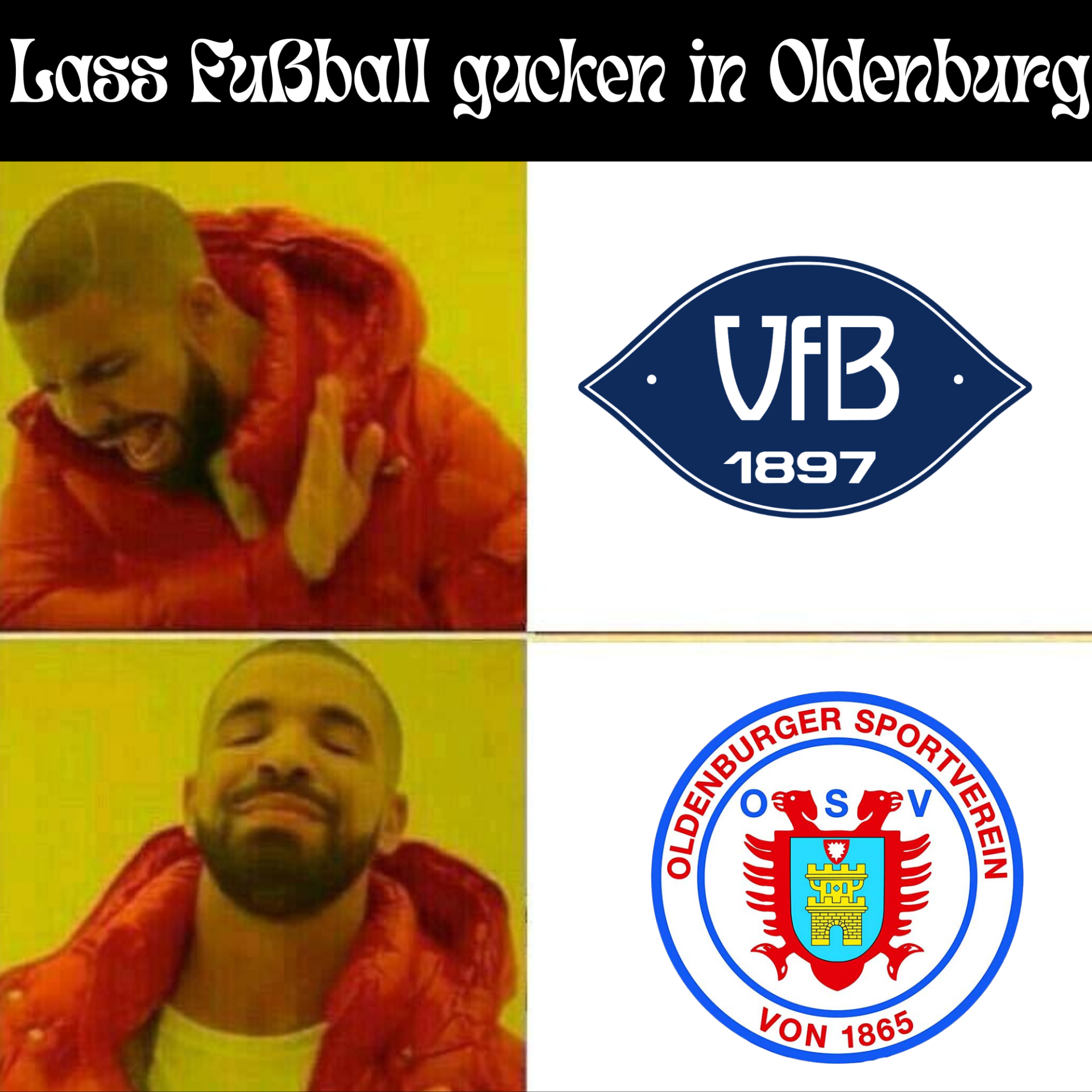 Oldenburger SV (Lass zu Oldenburg) 8x8cm / 500 Stück