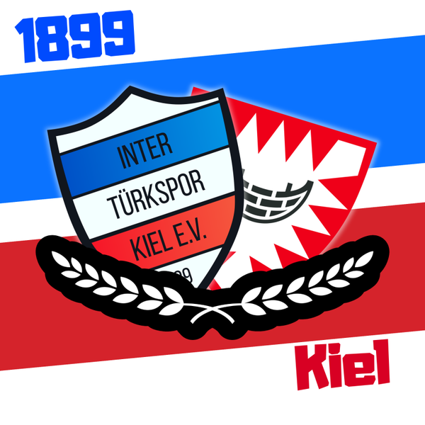 Inter Türkspor Kiel (1899 Kiel) 8x8cm / 500 Stück