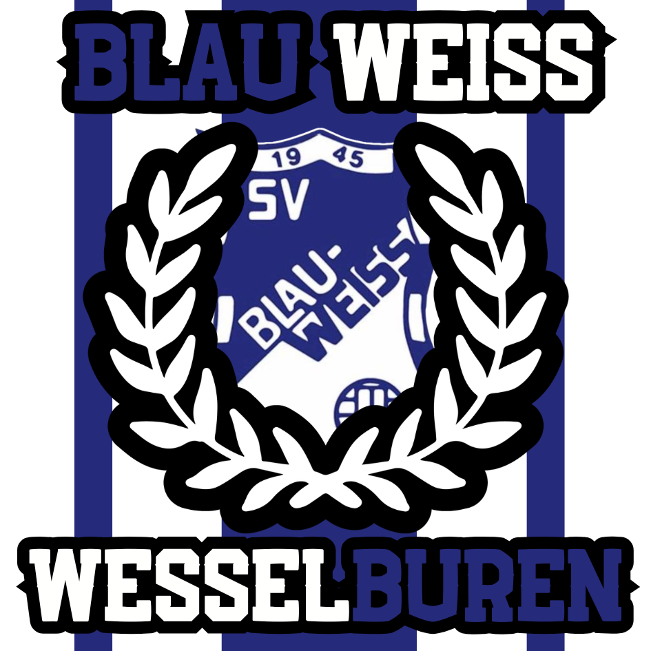 SV BW Wesselburen(Logo und Schrift) 8x8cm / 500 Stück