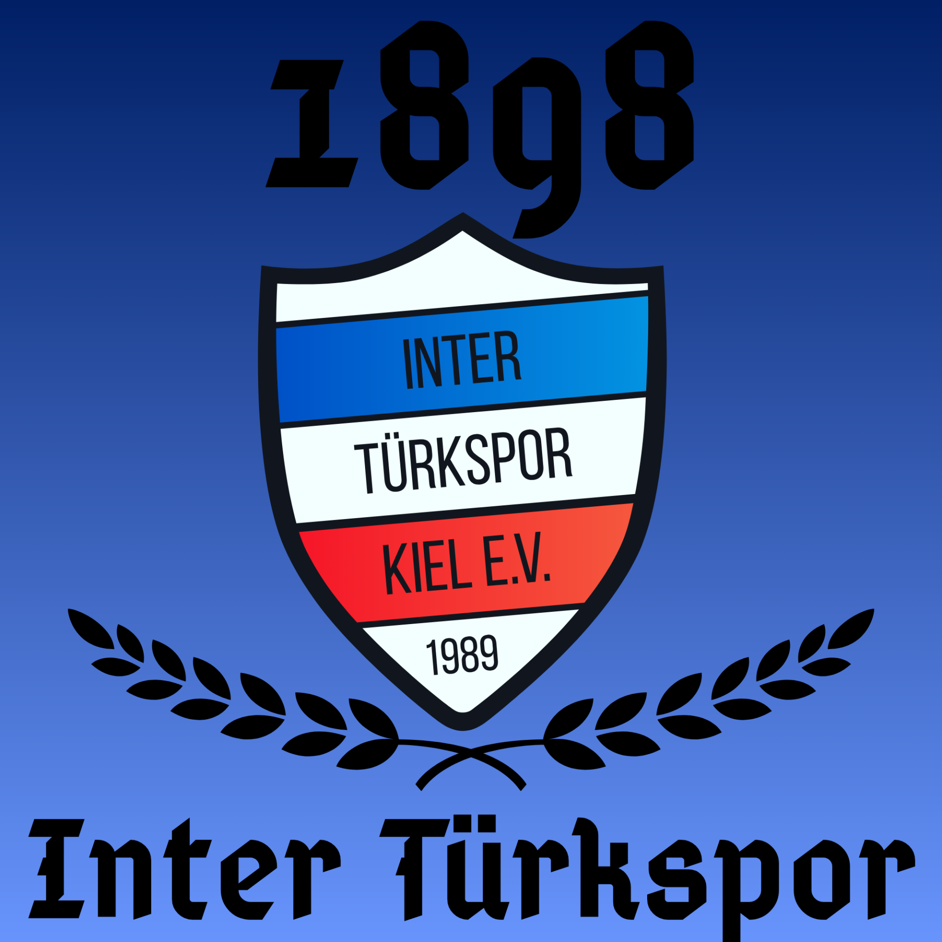 Inter Türkspor Kiel (1899 ) 8x8cm / 500 Stück