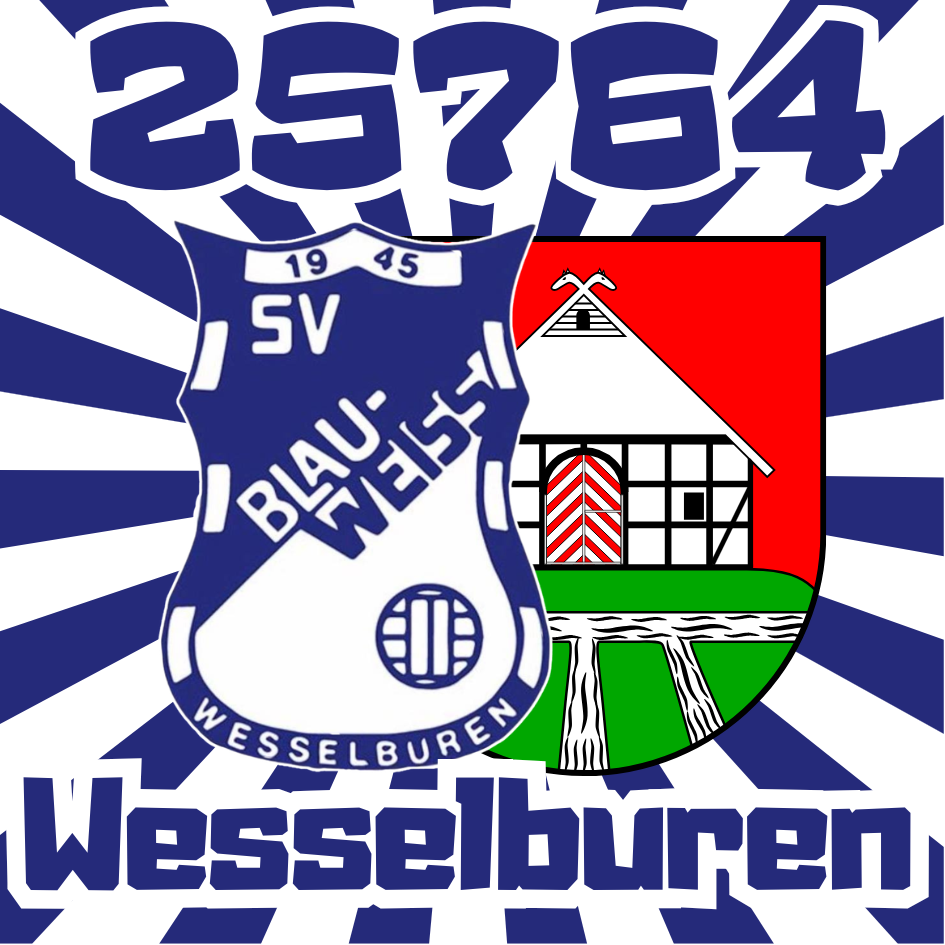 SV BW Wesselburen(25764) 8x8cm / 500 Stück