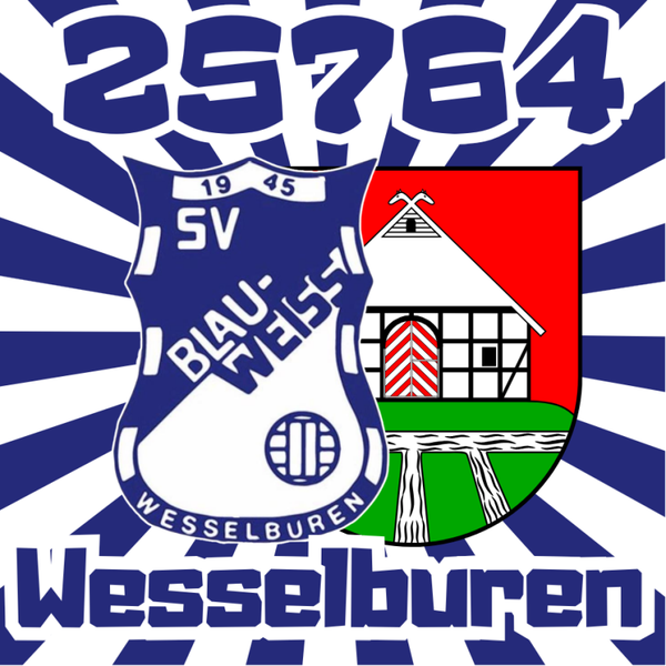 SV BW Wesselburen(25764) 8x8cm / 500 Stück