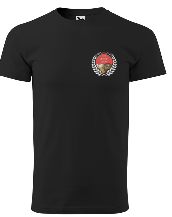 T-Shirt Schwarz - Mit ihrem Vereinslogo