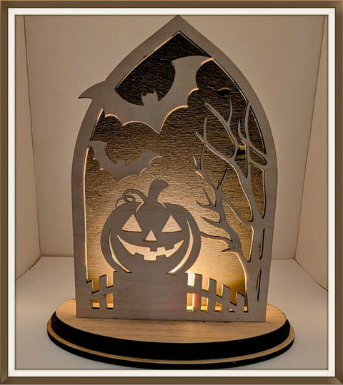 Pierre tombale Halloween sur base autoportante.