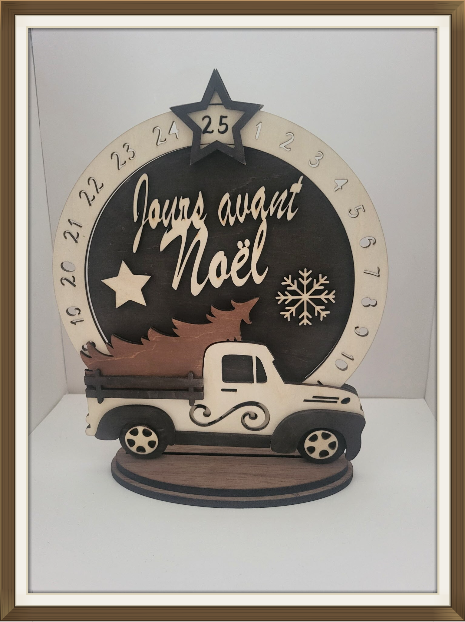 Décoration jours avant Noël.