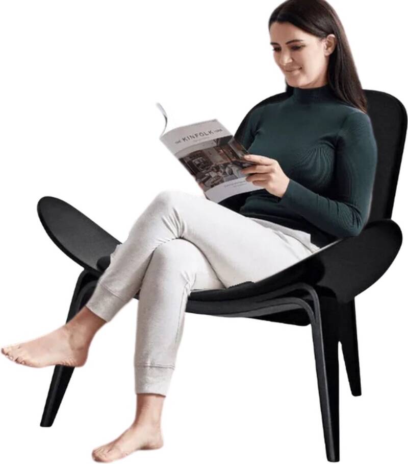 Shell Chair Zwart