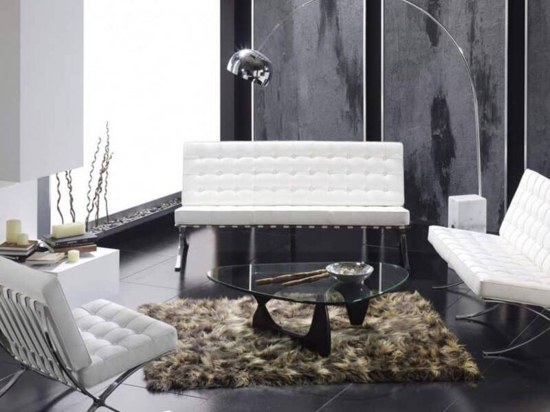 Barcelona Chair 2-zits wit