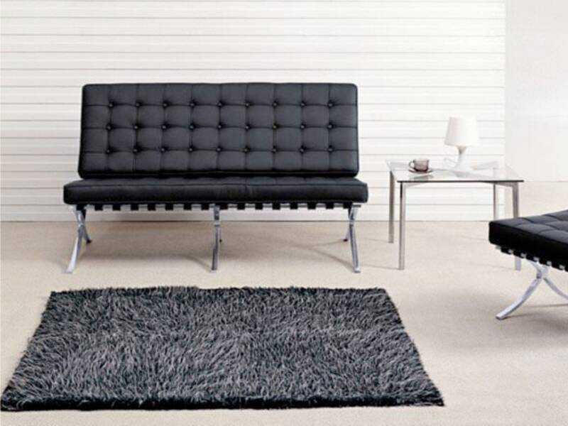 Barcelona Chair 2-zits zwart