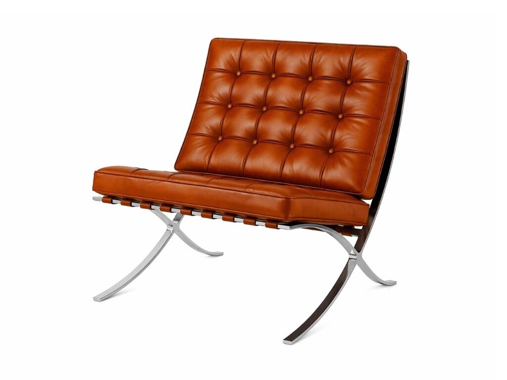 Barcelona Chair Cognac Bruin