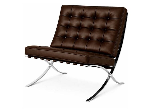 Barcelona Chair Donker Bruin